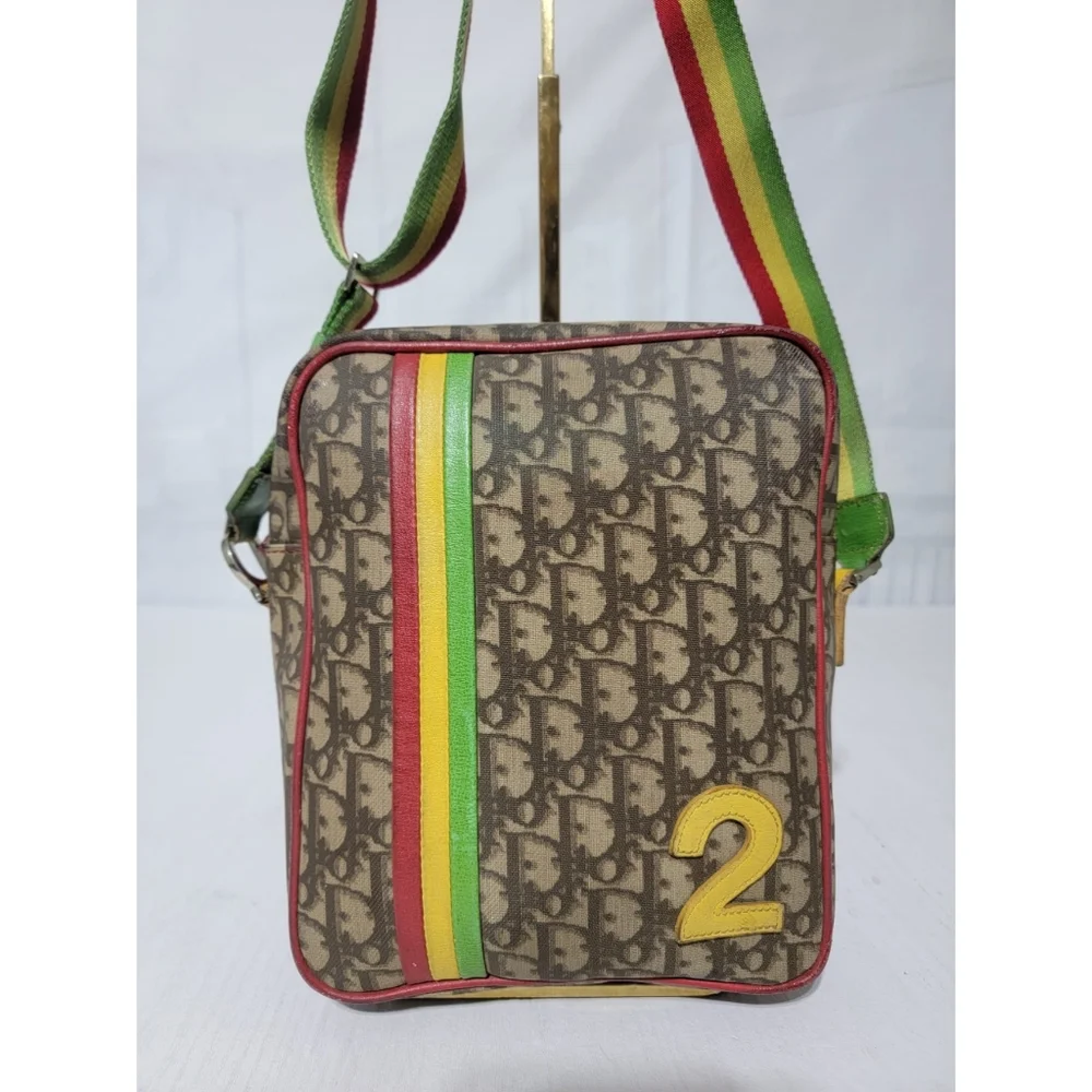 CHRISTIAN DIOR Diorissimo Rasta Messenger Bag - Picture 6 of 13